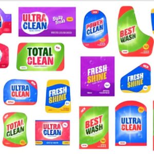 TOW$ Cleaning Chemical Label Kit