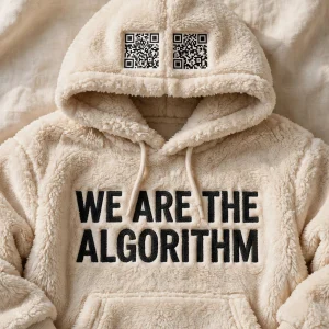 WE ARE THE ALGORITHM Plush Hoodie
